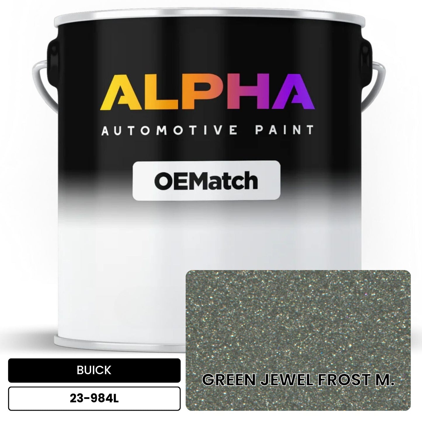 BUICK GREEN JEWEL FROST M. 23-984L OEMatch Basecoat