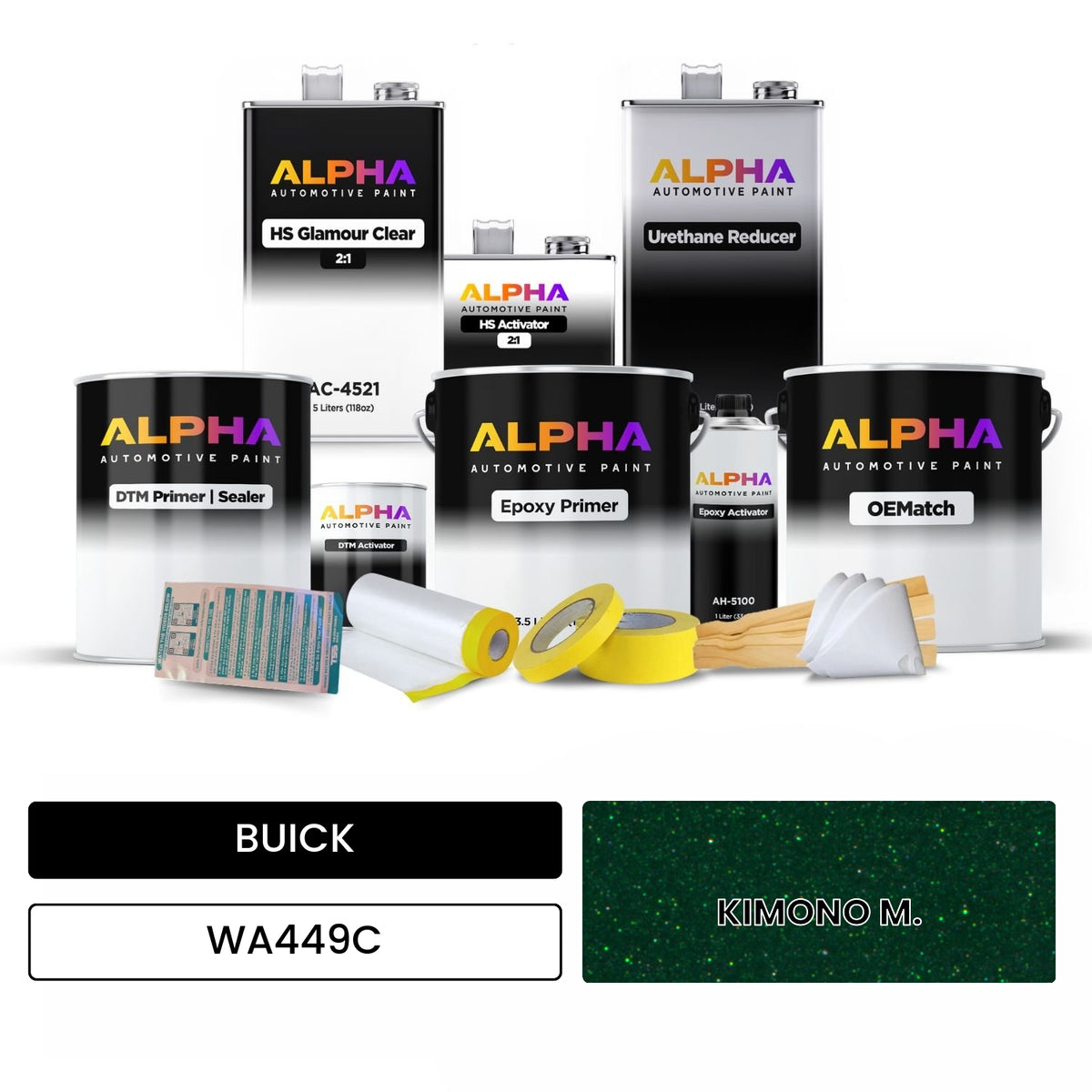 BUICK KIMONO M. WA449C OEMatch Vehicle Paint Kit