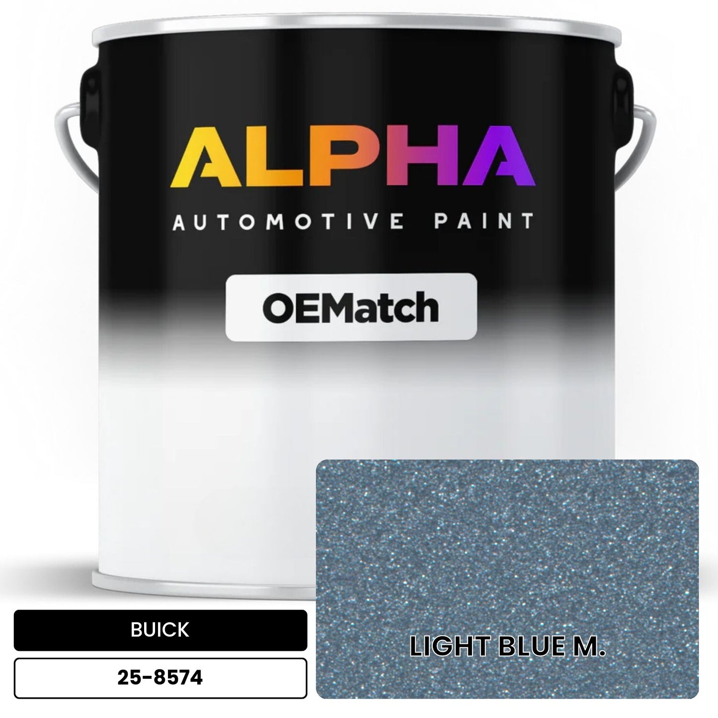 BUICK LIGHT BLUE M. 25-8574 OEMatch Basecoat