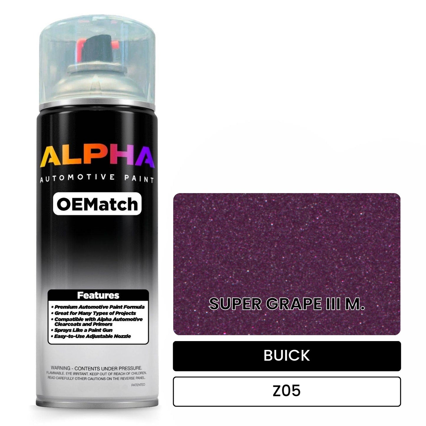 BUICK SUPER GRAPE III M. Z05 OEMatch Spraycan