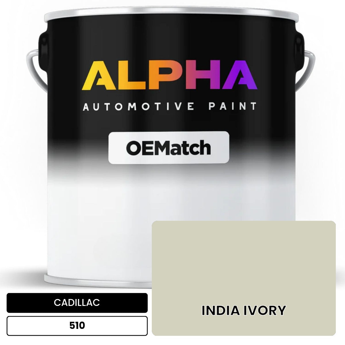CADILLAC INDIA IVORY 510 OEMatch Basecoat
