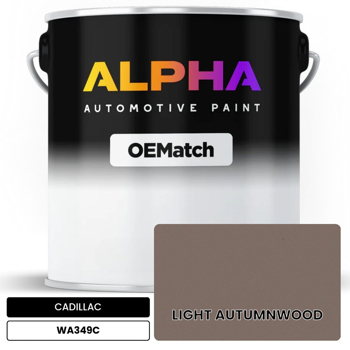 CADILLAC LIGHT AUTUMNWOOD WA349C OEMatch Basecoat