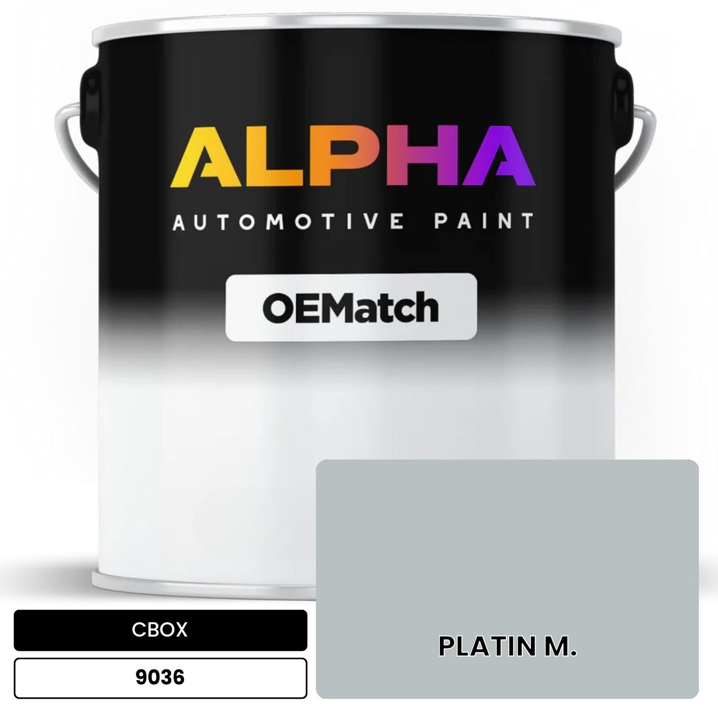 CBOX PLATIN M. 9036 OEMatch Basecoat