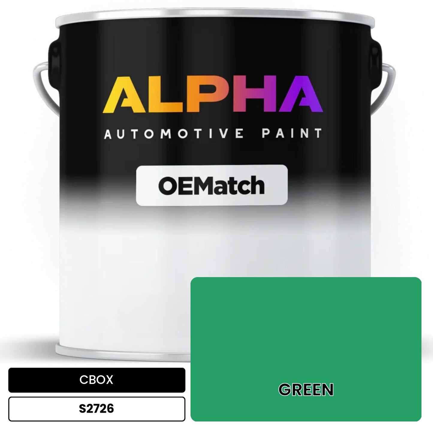 CBOX GREEN S2726 OEMatch Basecoat