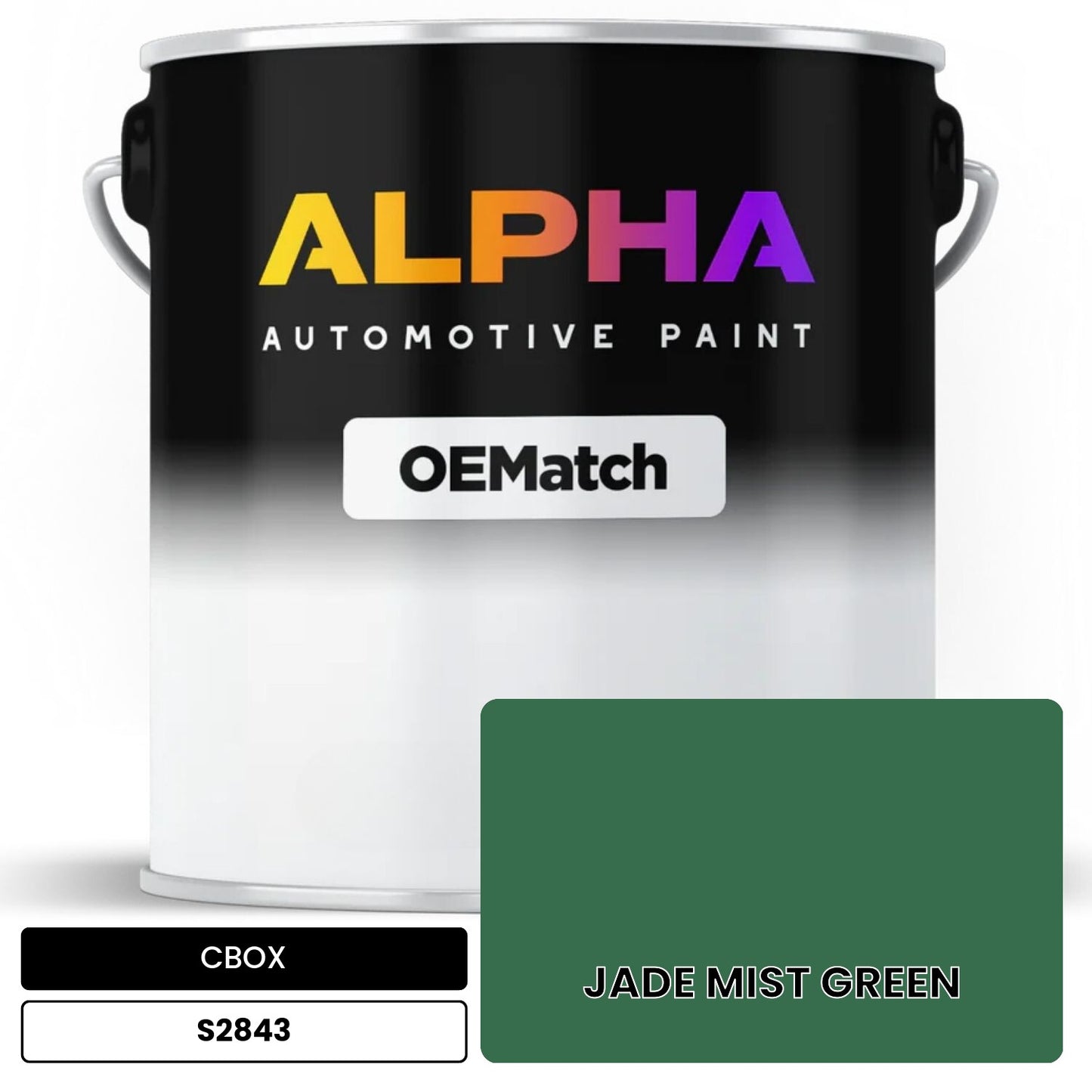 CBOX JADE MIST GREEN S2843 OEMatch Basecoat