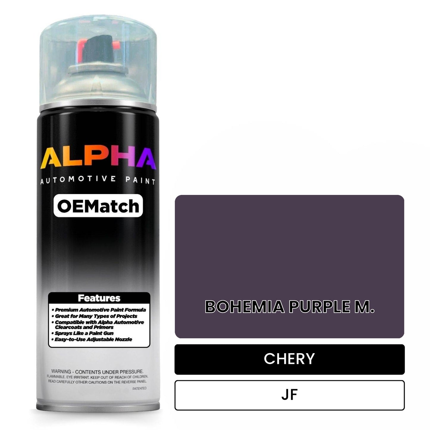 CHERY BOHEMIA PURPLE M. JF OEMatch Spraycan