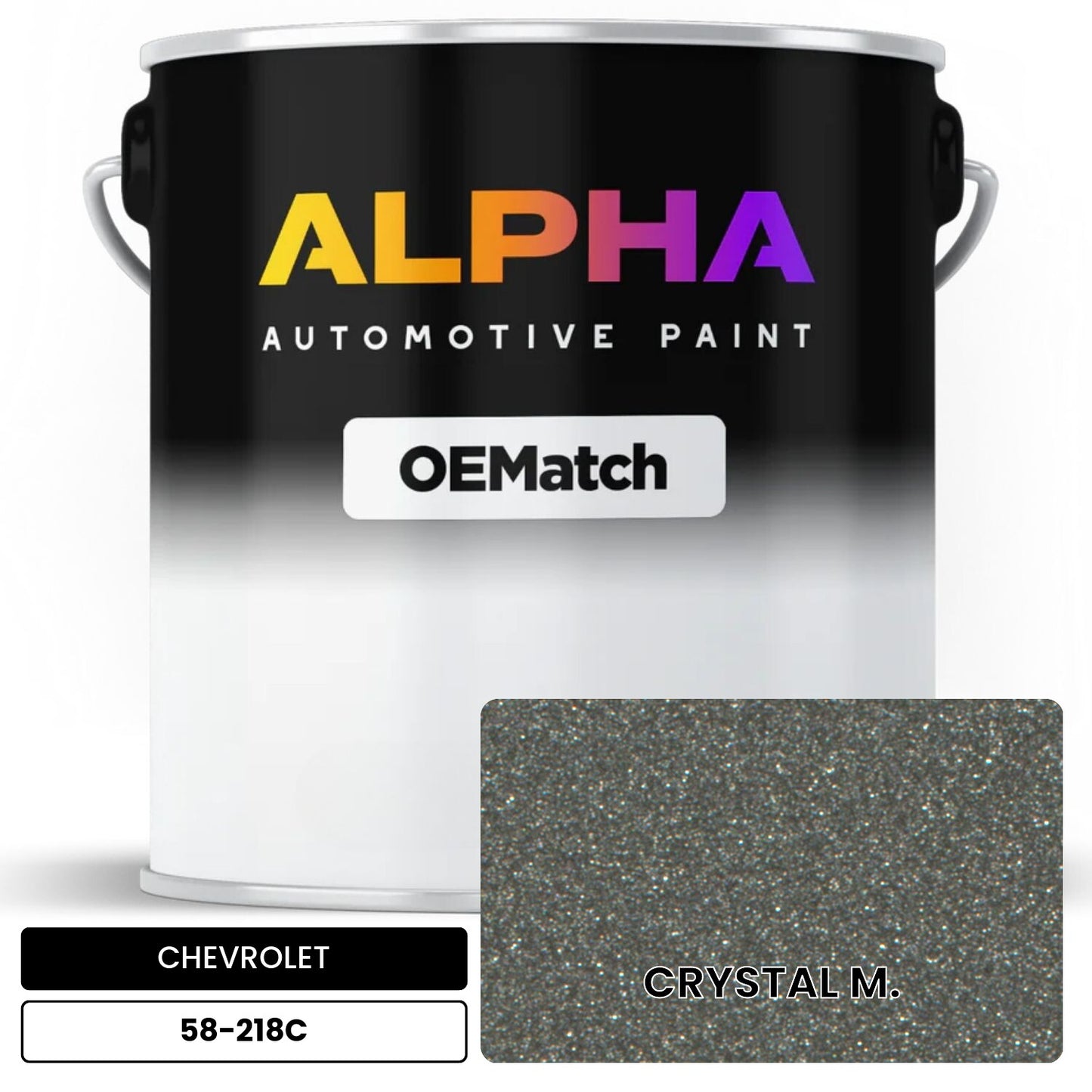 CHEVROLET CRYSTAL M. 58-218C OEMatch Basecoat