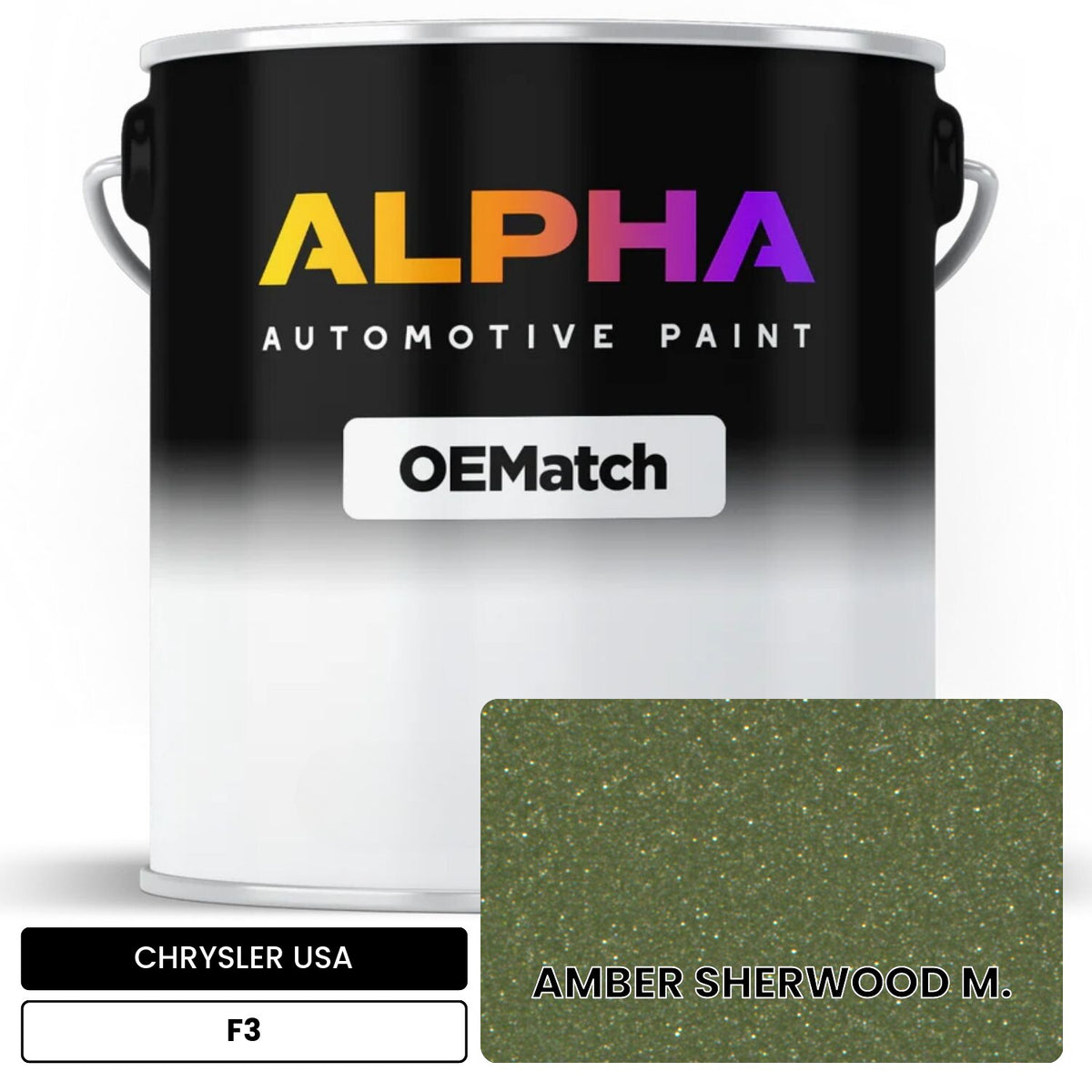 CHRYSLER USA AMBER SHERWOOD M. F3 OEMatch Basecoat