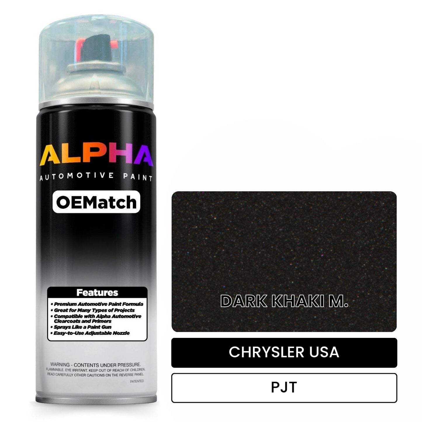CHRYSLER USA DARK KHAKI M. PJT OEMatch Spraycan