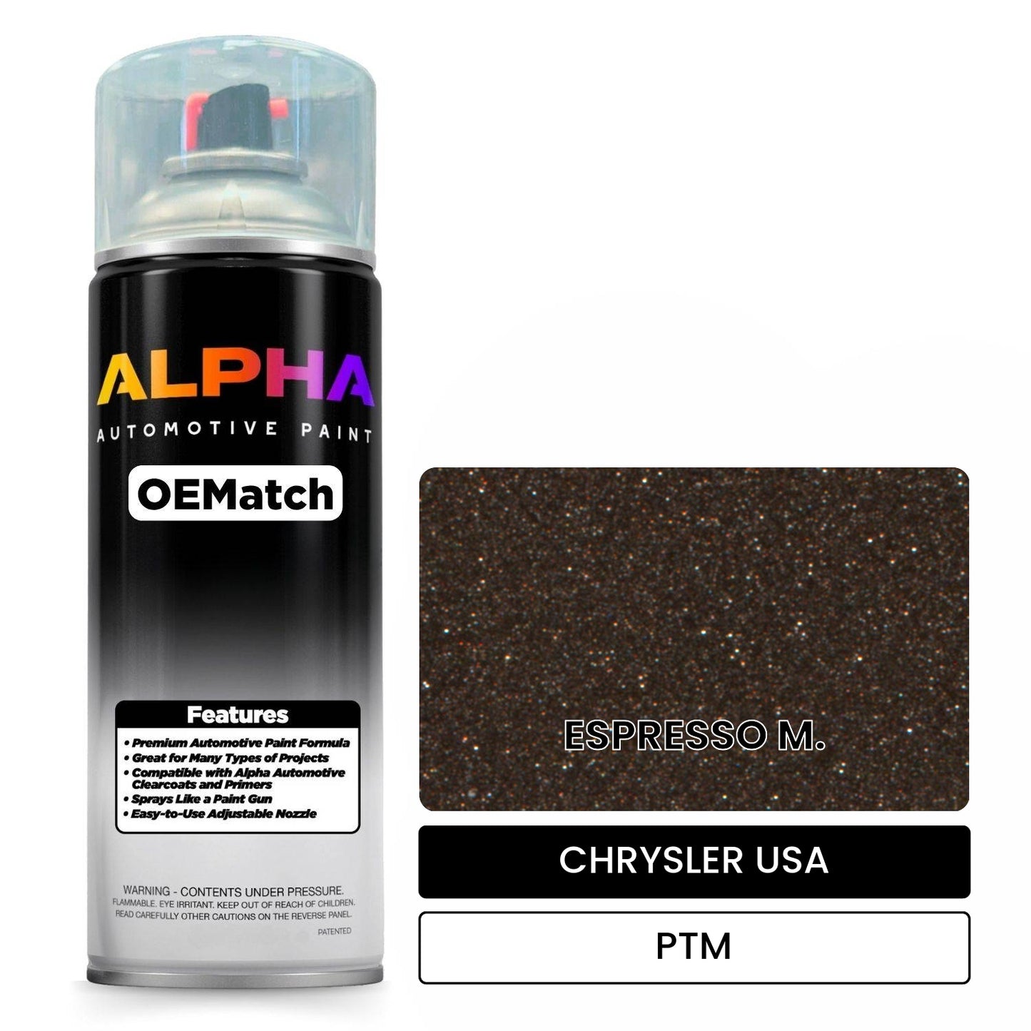 CHRYSLER USA ESPRESSO M. PTM OEMatch Spraycan