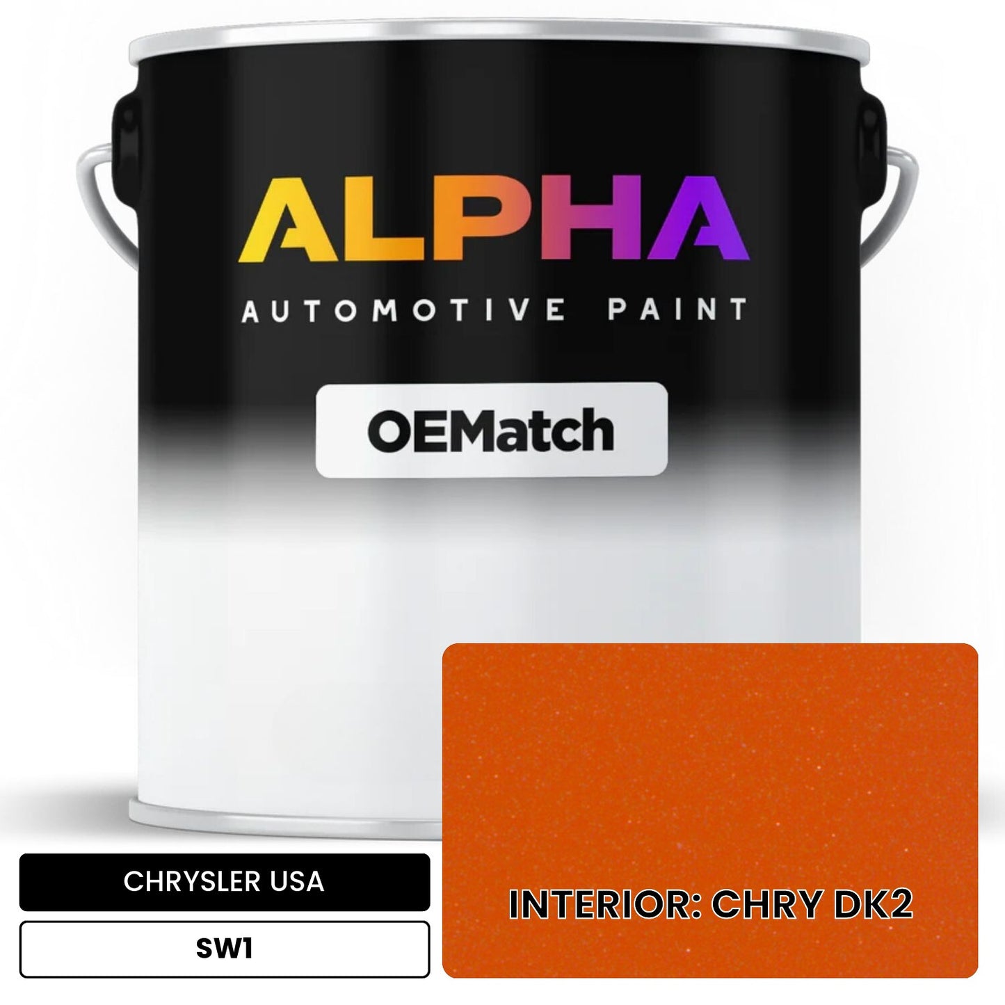 CHRYSLER USA INTERIOR: CHRY DK2 SW1 OEMatch Basecoat