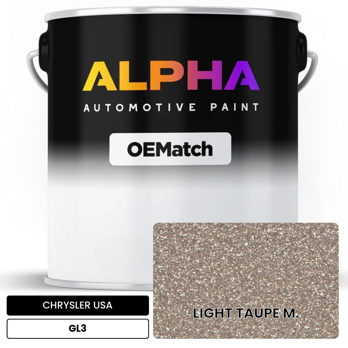 CHRYSLER USA LIGHT TAUPE M. GL3 OEMatch Basecoat