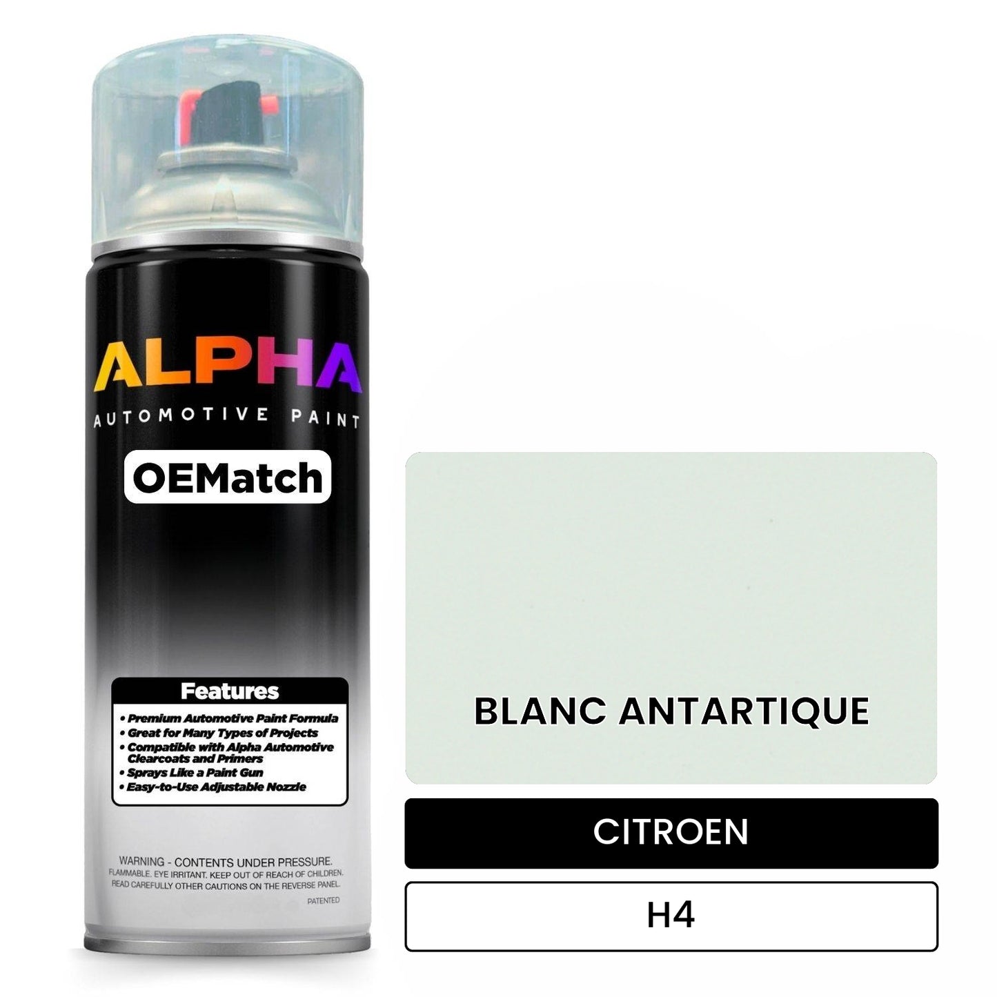 CITROEN BLANC ANTARTIQUE H4 OEMatch Spraycan