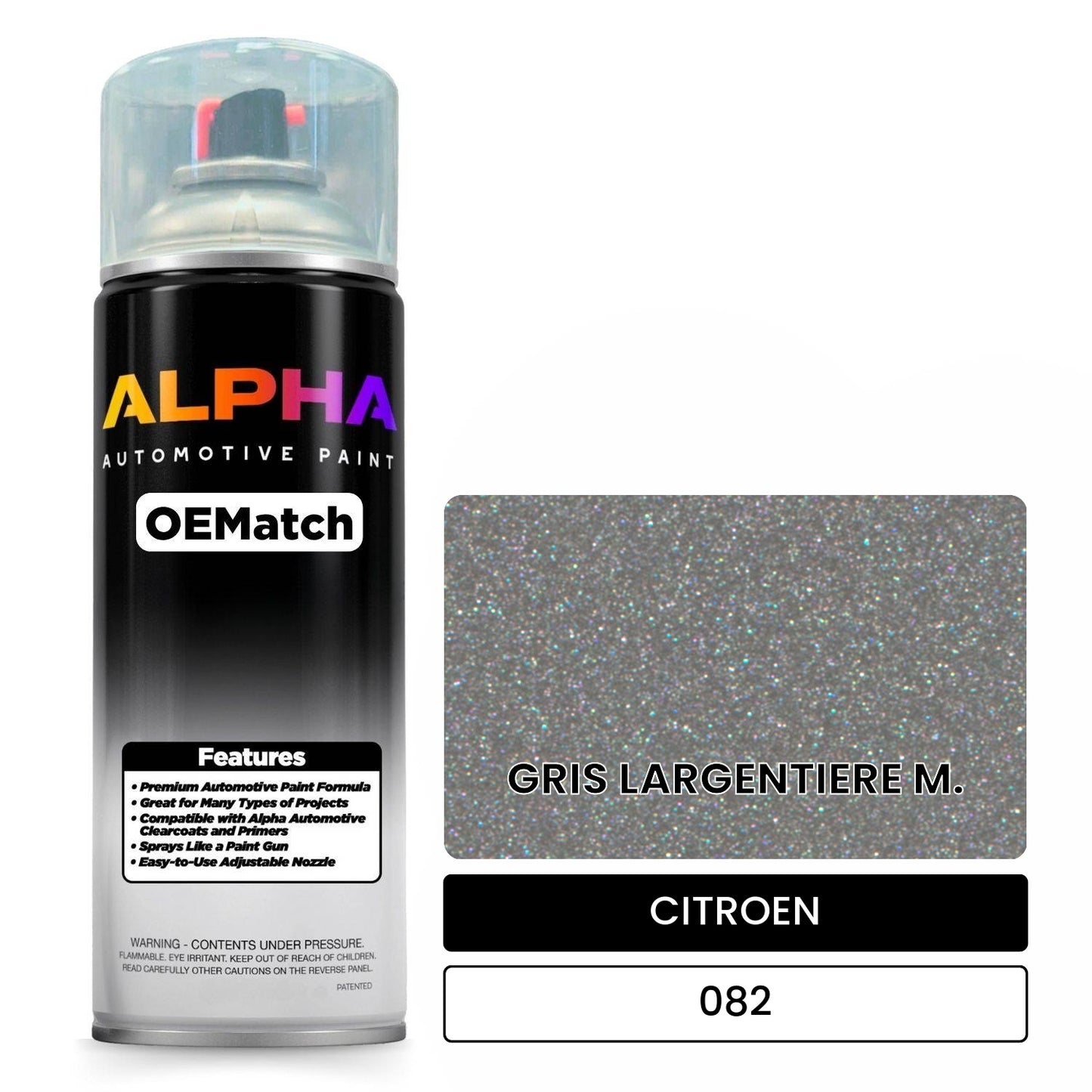 CITROEN GRIS LARGENTIERE M. 082 OEMatch Spraycan