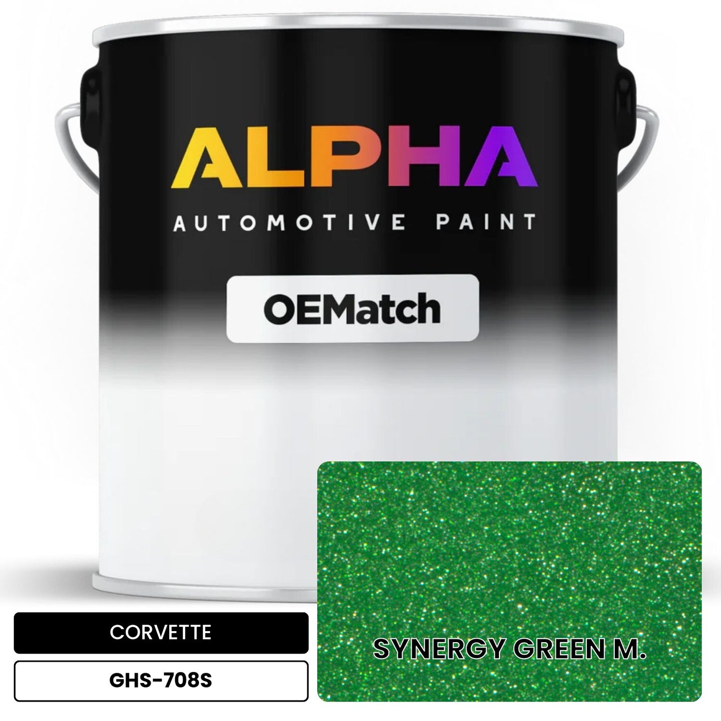 CORVETTE SYNERGY GREEN M. GHS-708S OEMatch Basecoat
