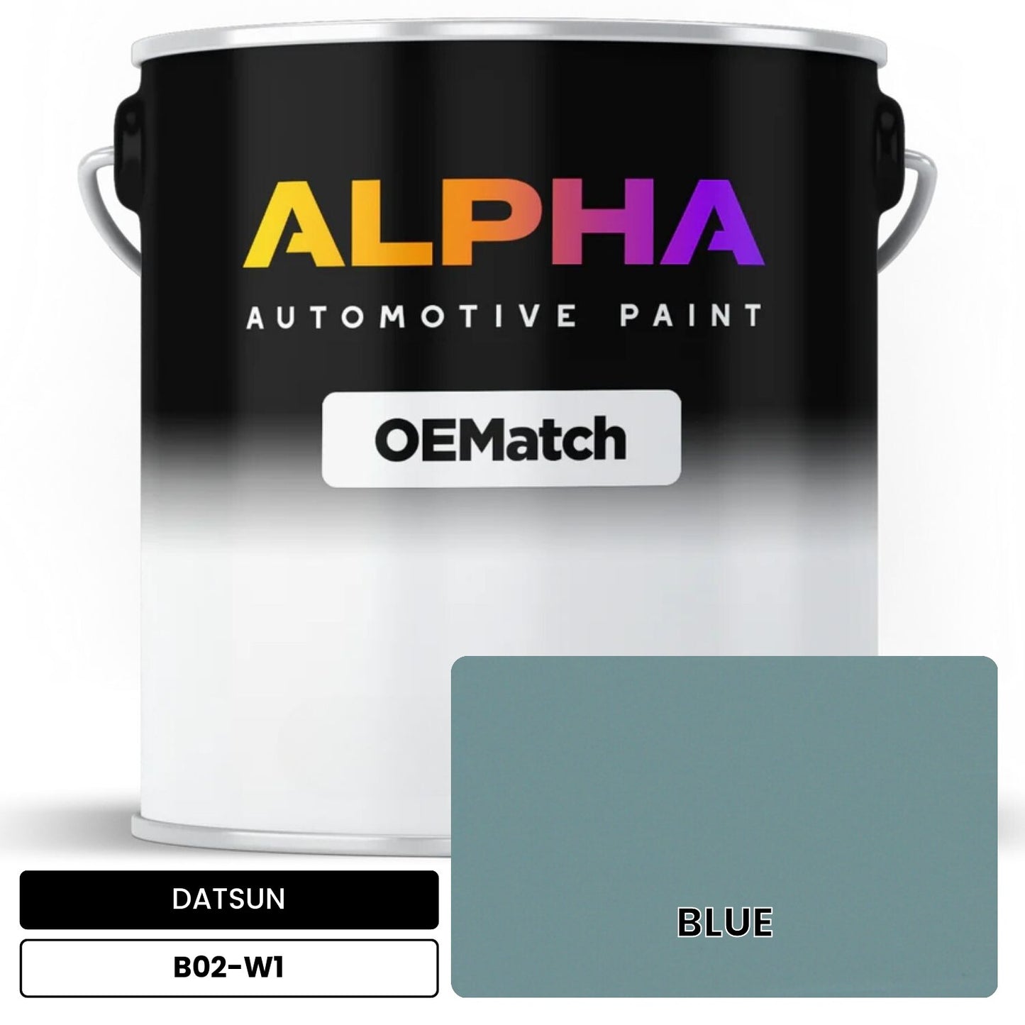 DATSUN BLUE B02-W1 OEMatch Basecoat