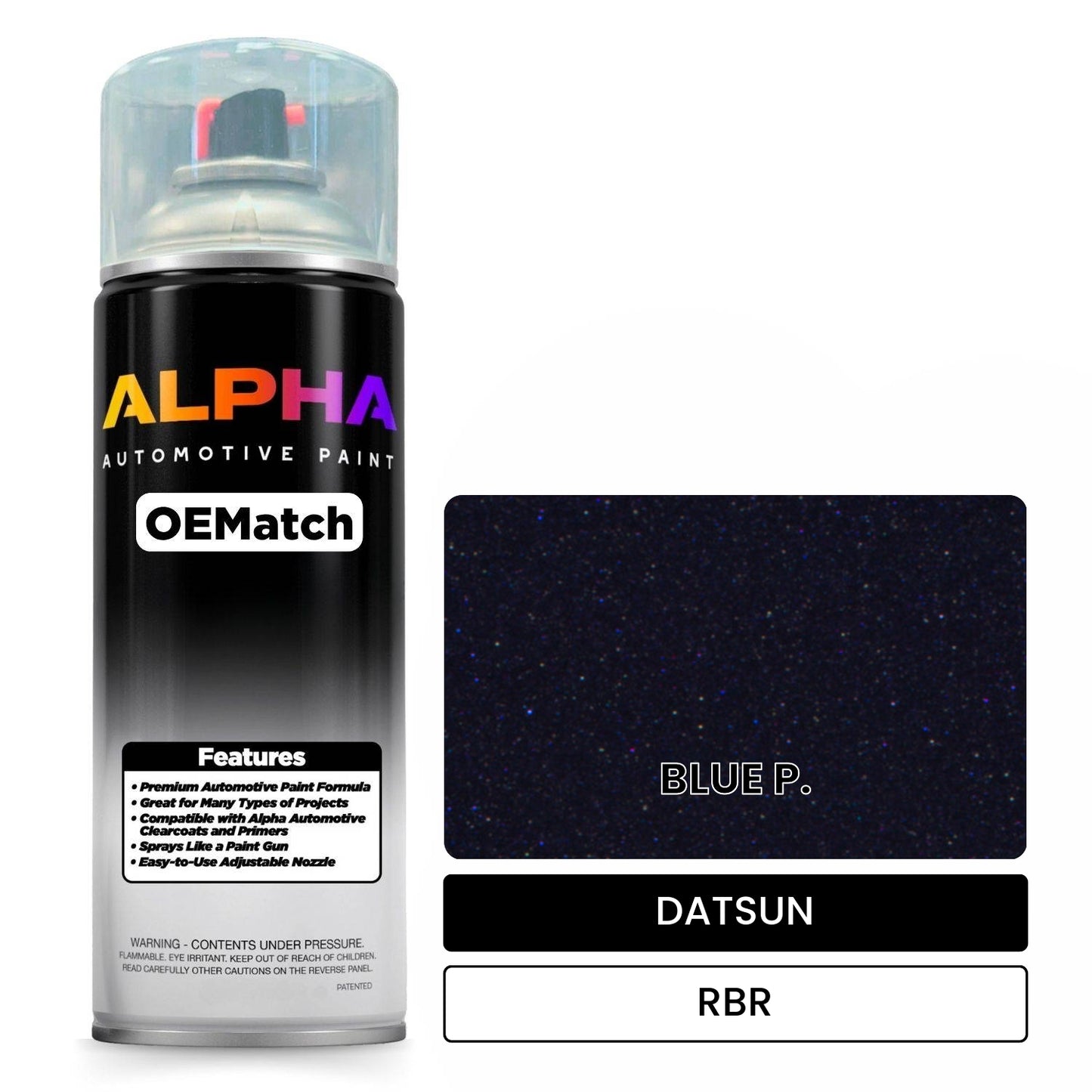 DATSUN BLUE P. RBR OEMatch Spraycan