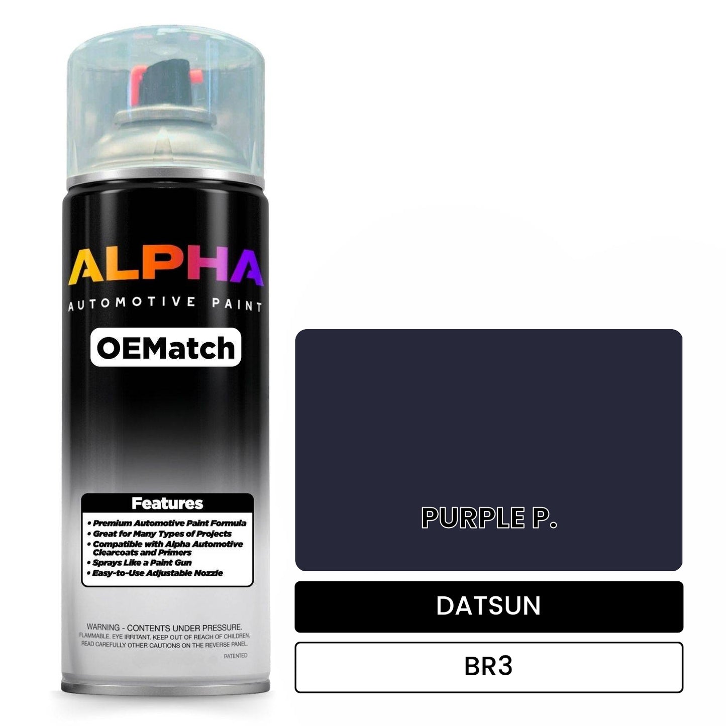 DATSUN PURPLE P. BR3 OEMatch Spraycan