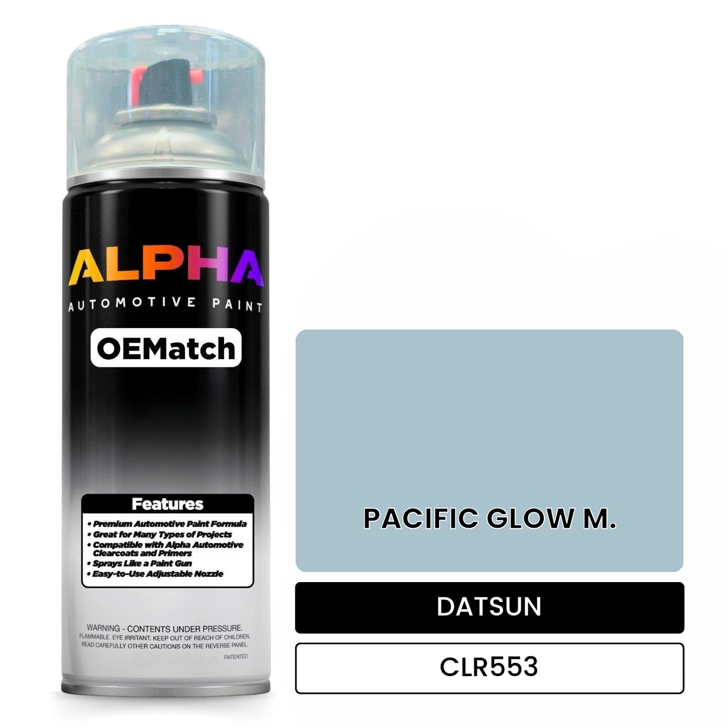 DATSUN PACIFIC GLOW M. CLR553 OEMatch Spraycan