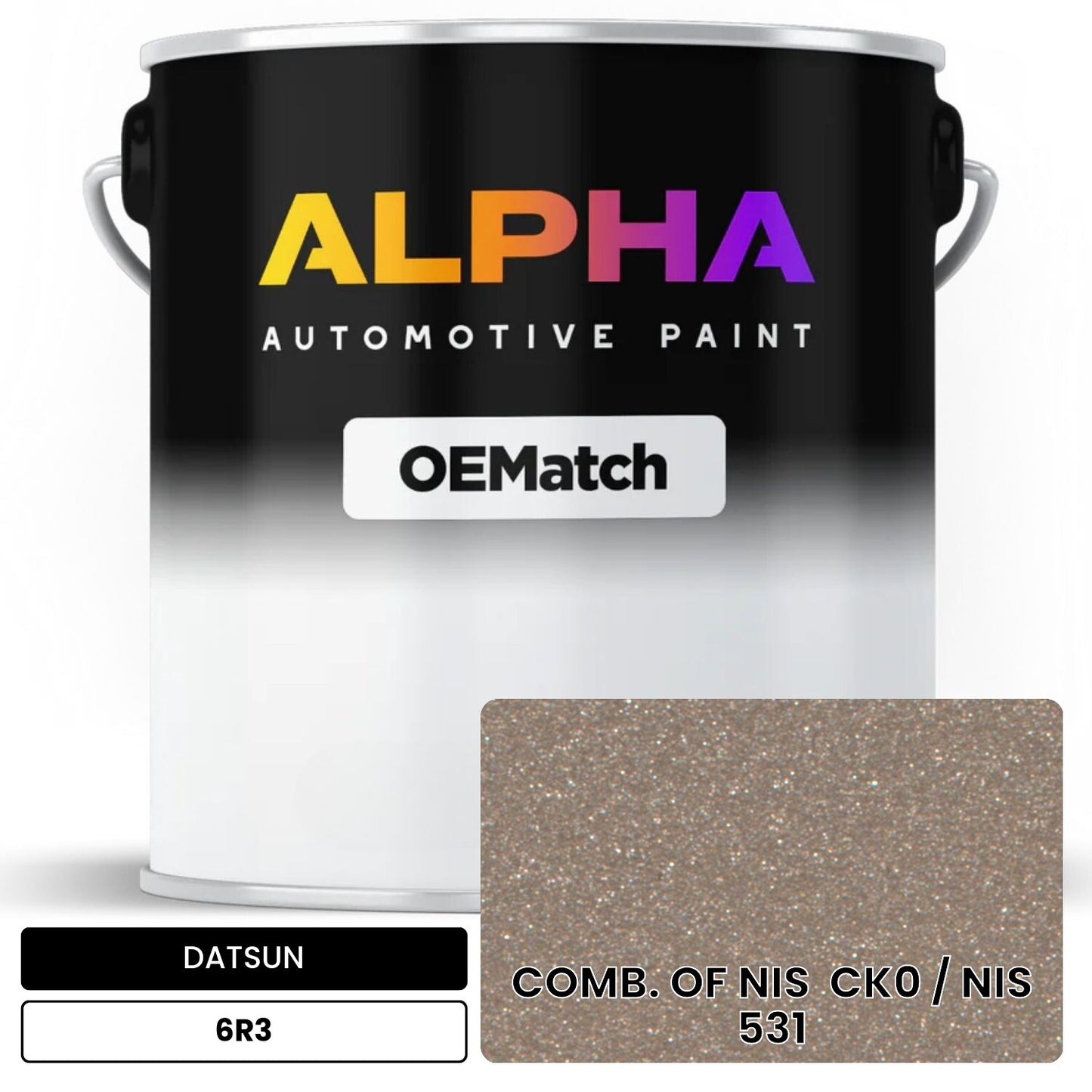 DATSUN COMB. OF NIS CK0 / NIS 531 6R3 OEMatch Basecoat