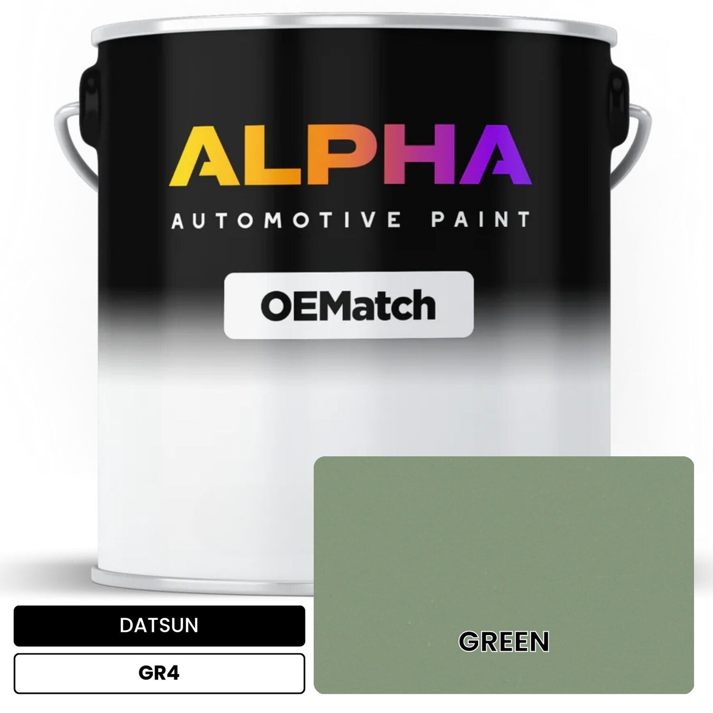 DATSUN GREEN GR4 OEMatch Basecoat