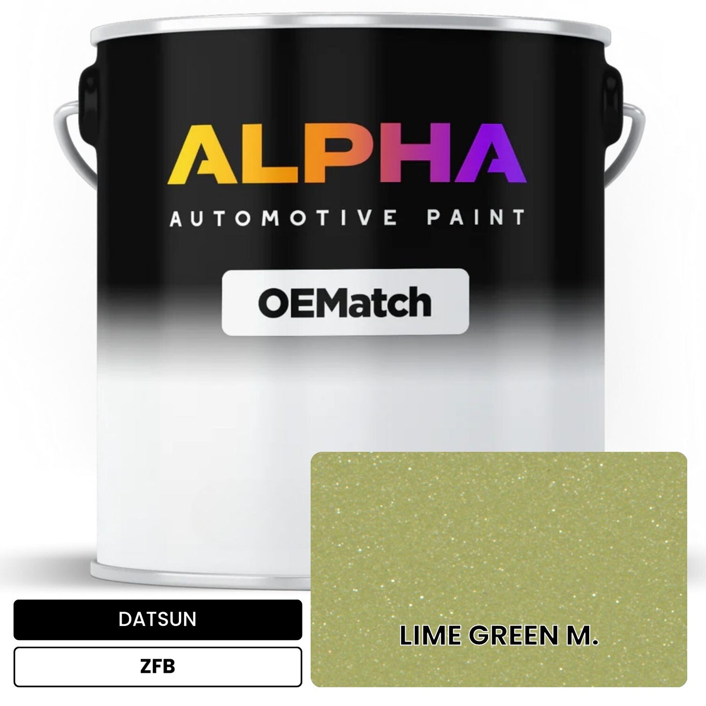 DATSUN LIME GREEN M. ZFB OEMatch Basecoat