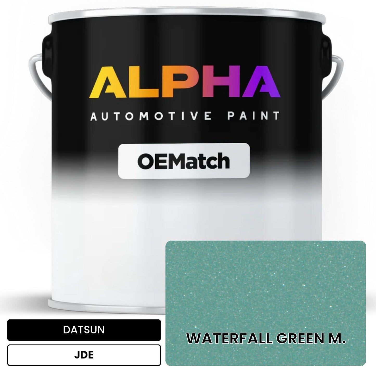 DATSUN WATERFALL GREEN M. JDE OEMatch Basecoat