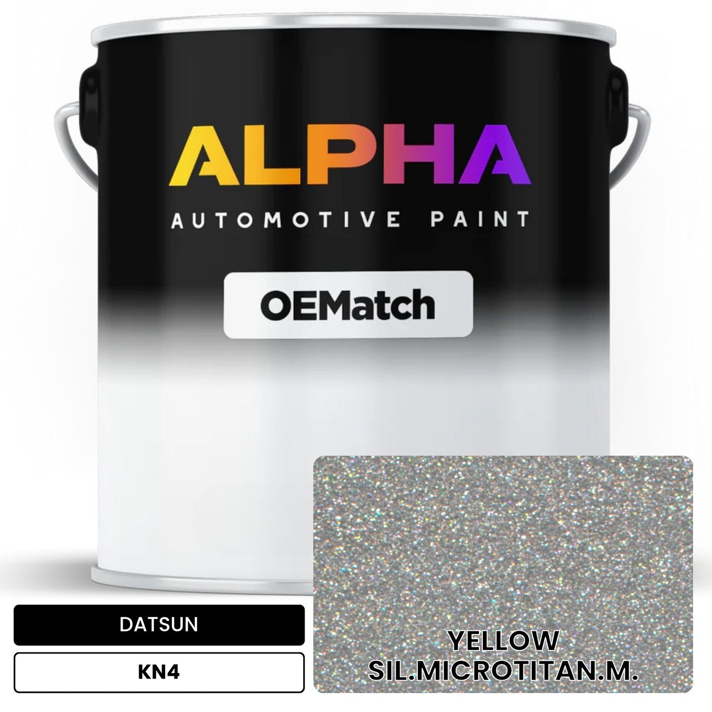 DATSUN YELLOW SIL.MICROTITAN.M. KN4 OEMatch Basecoat