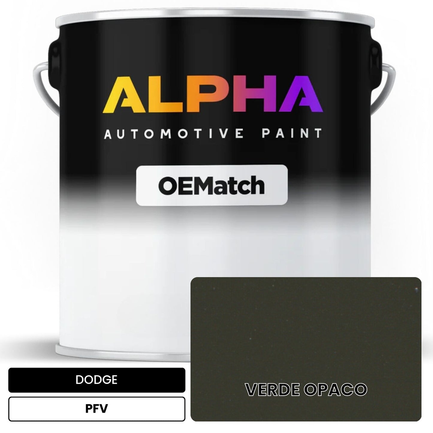 DODGE VERDE OPACO PFV OEMatch Basecoat