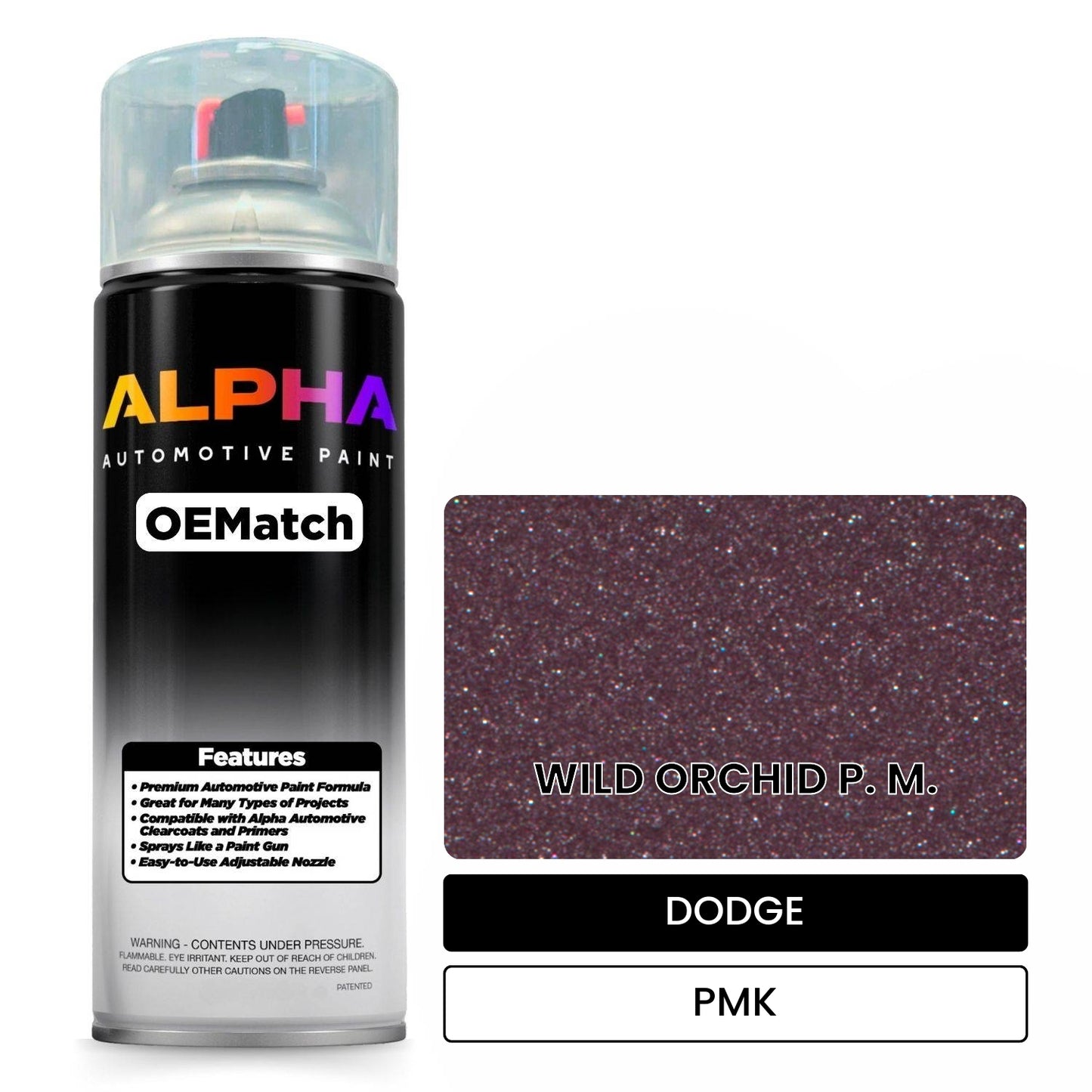 DODGE WILD ORCHID P. M. PMK OEMatch Spraycan