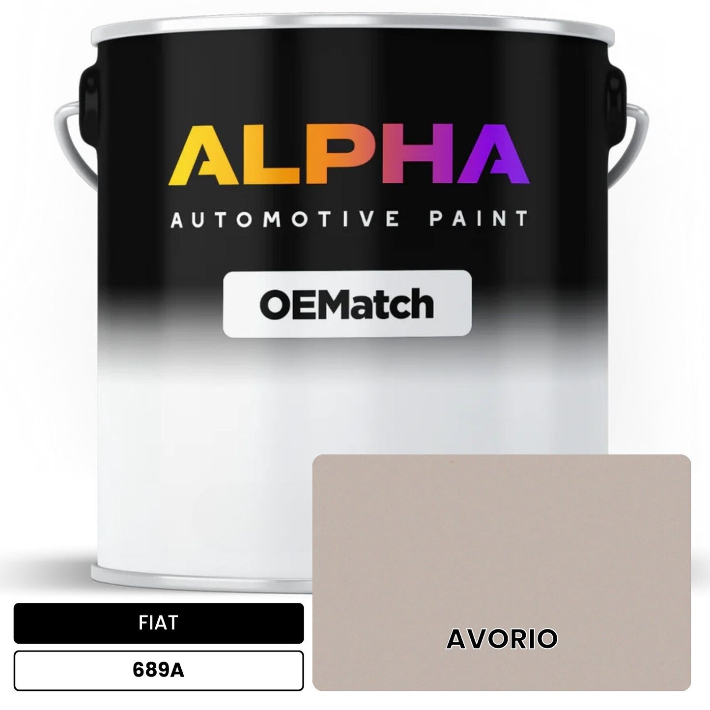 FIAT AVORIO 689A OEMatch Basecoat