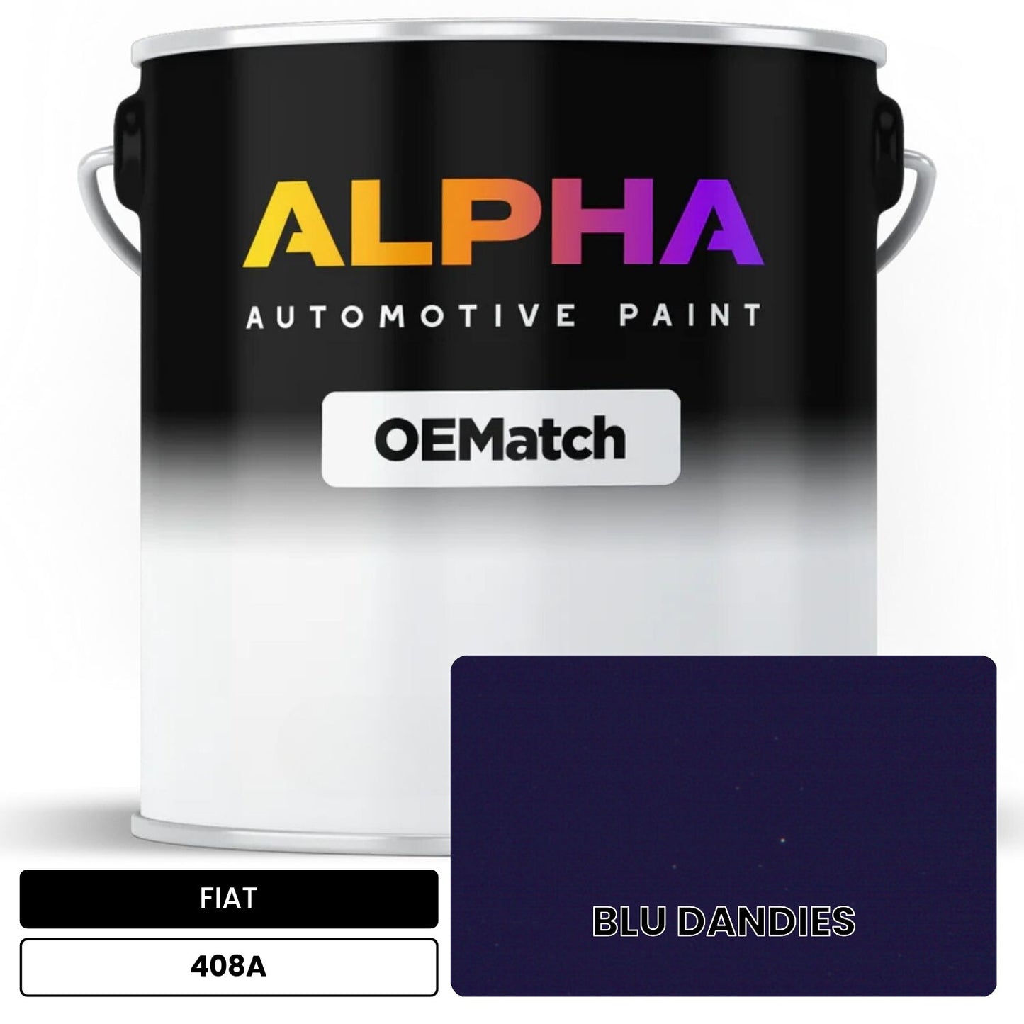 FIAT BLU DANDIES 408A OEMatch Basecoat