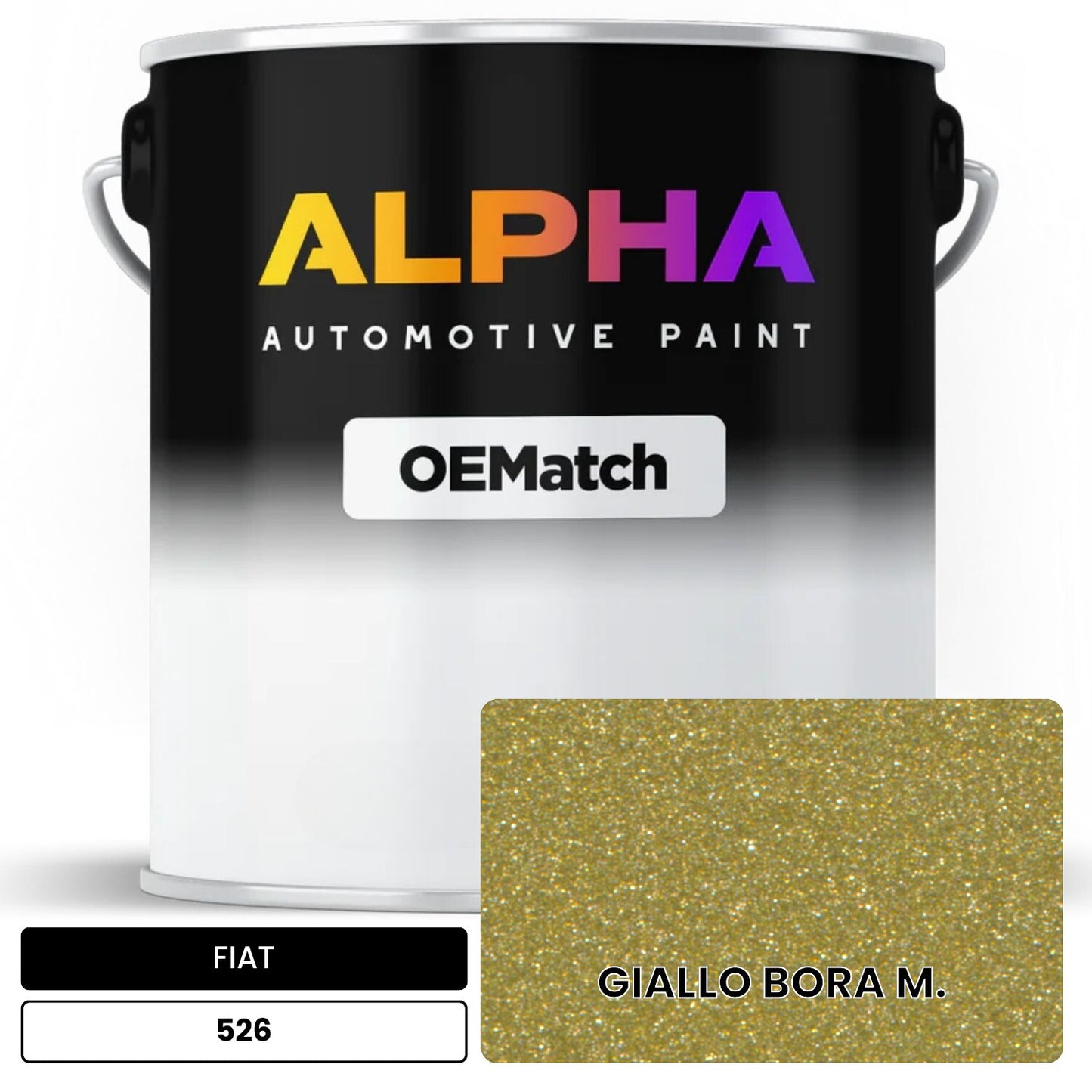 FIAT GIALLO BORA M. 526 OEMatch Basecoat