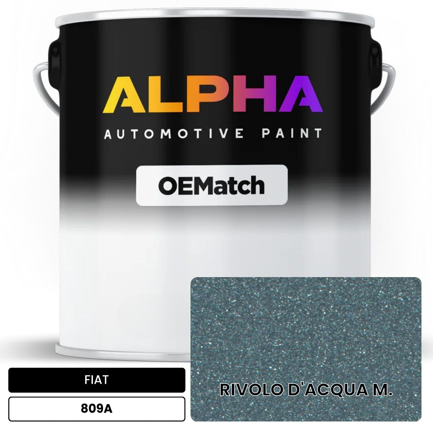 FIAT RIVOLO D'ACQUA M. 809A OEMatch Basecoat