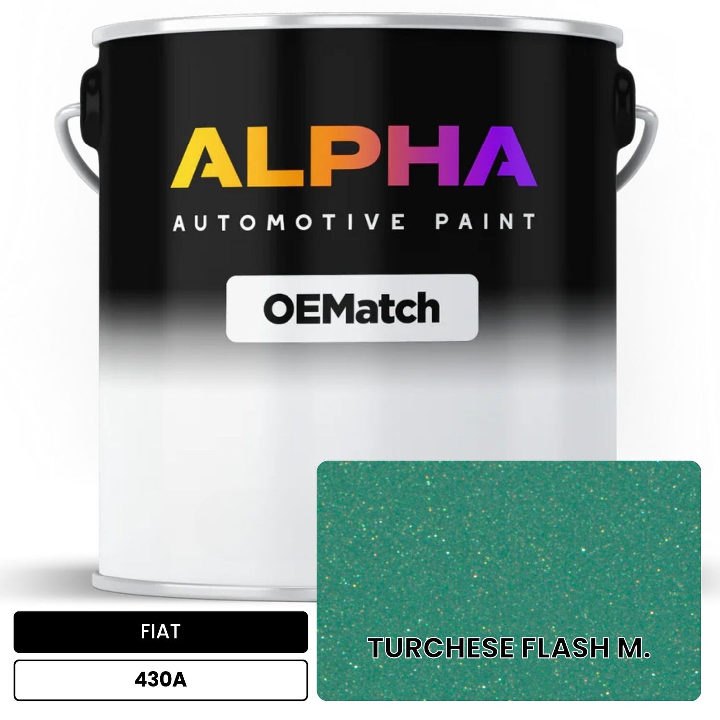 FIAT TURCHESE FLASH M. 430A OEMatch Basecoat