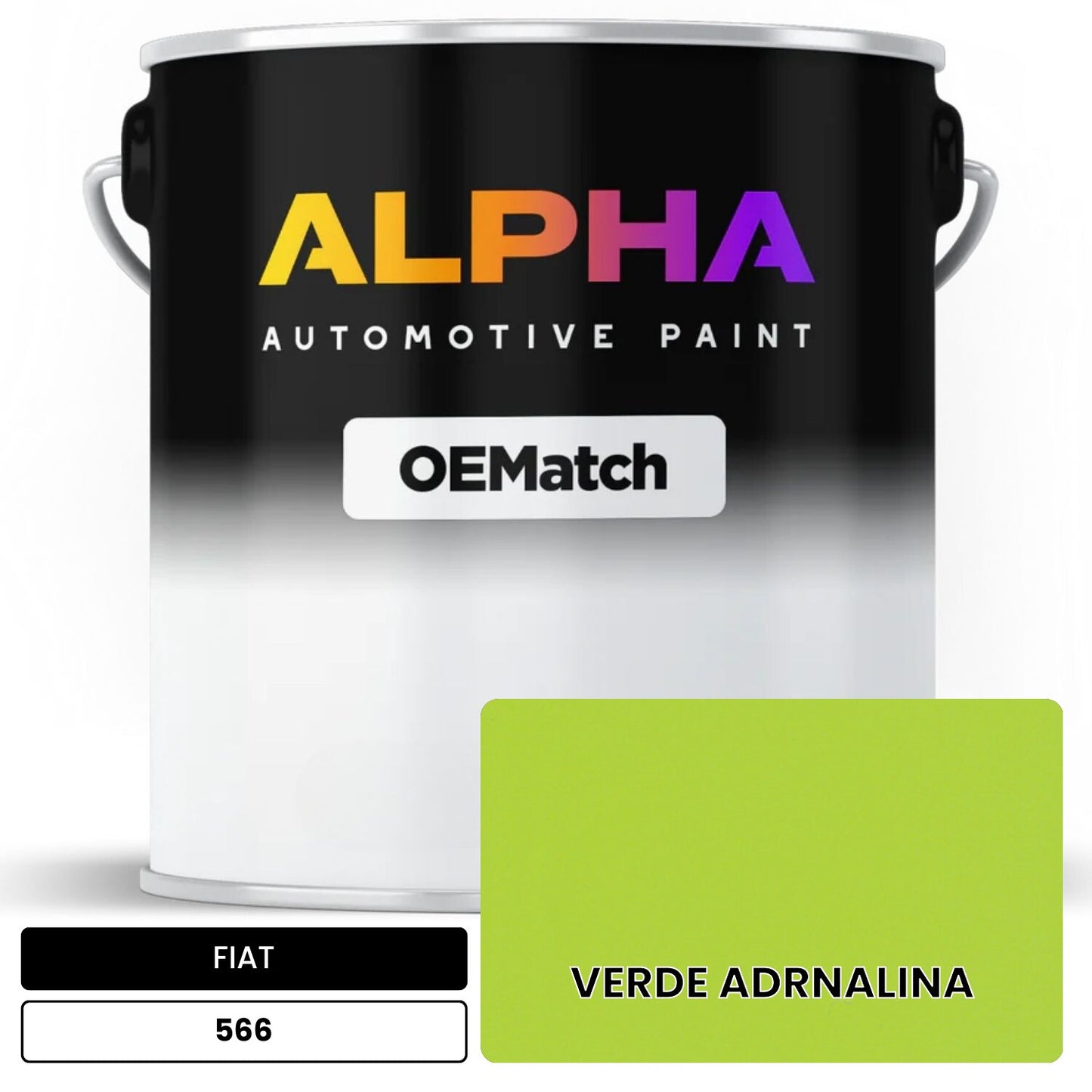 FIAT VERDE ADRNALINA 566 OEMatch Basecoat