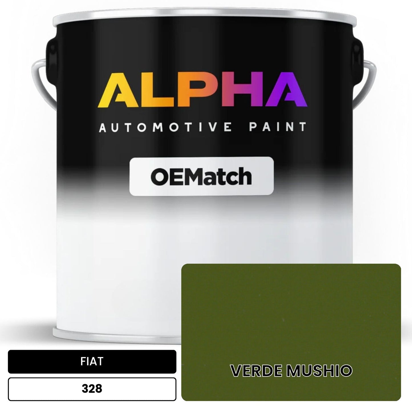 FIAT VERDE MUSHIO 328 OEMatch Basecoat