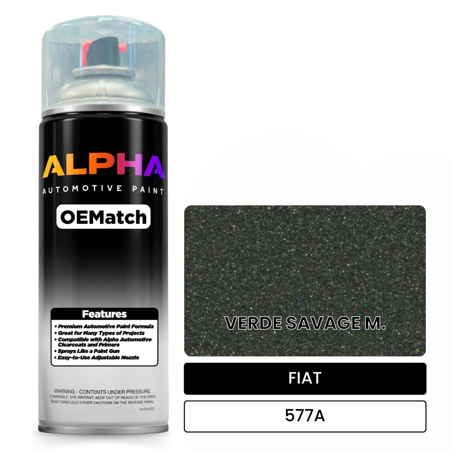 FIAT VERDE SAVAGE M. 577A OEMatch Spraycan