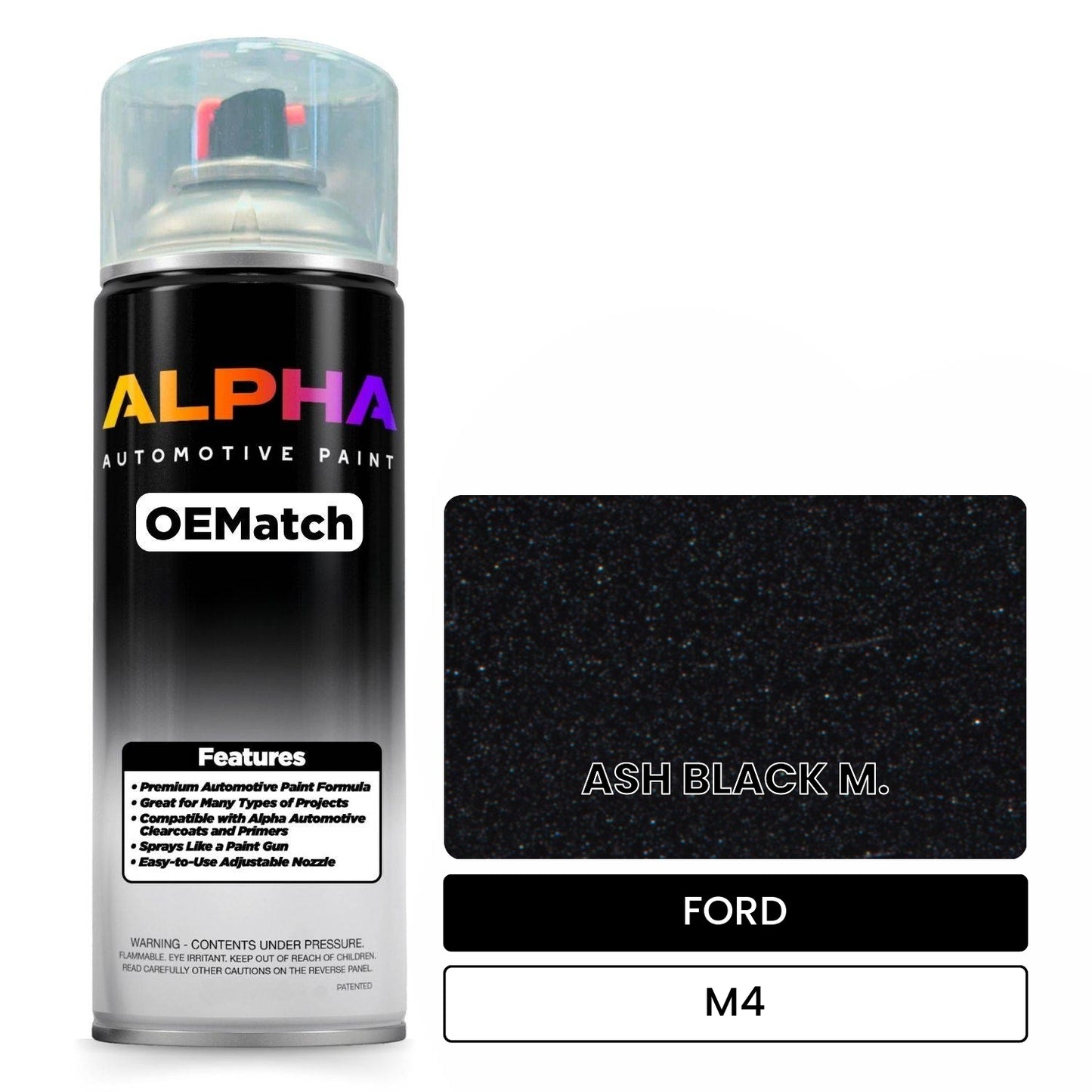 FORD ASH BLACK M. M4 OEMatch Spraycan