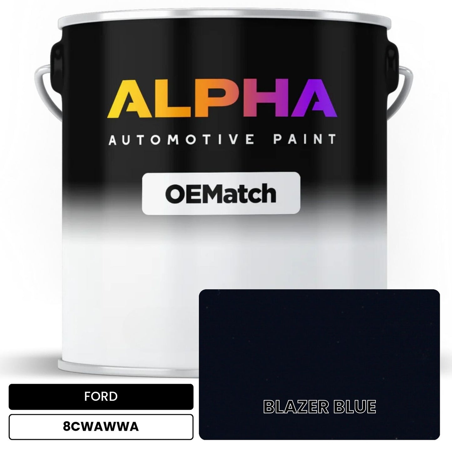 FORD BLAZER BLUE 8CWAWWA OEMatch Basecoat
