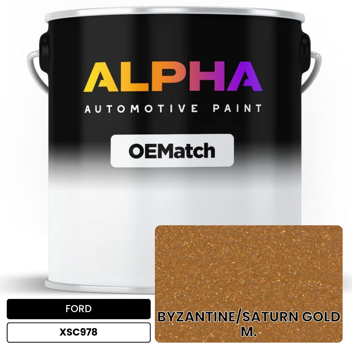 FORD BYZANTINE/SATURN GOLD M. XSC978 OEMatch Basecoat