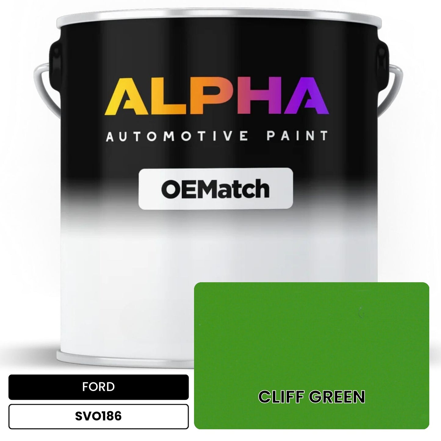 FORD CLIFF GREEN SVO186 OEMatch Basecoat