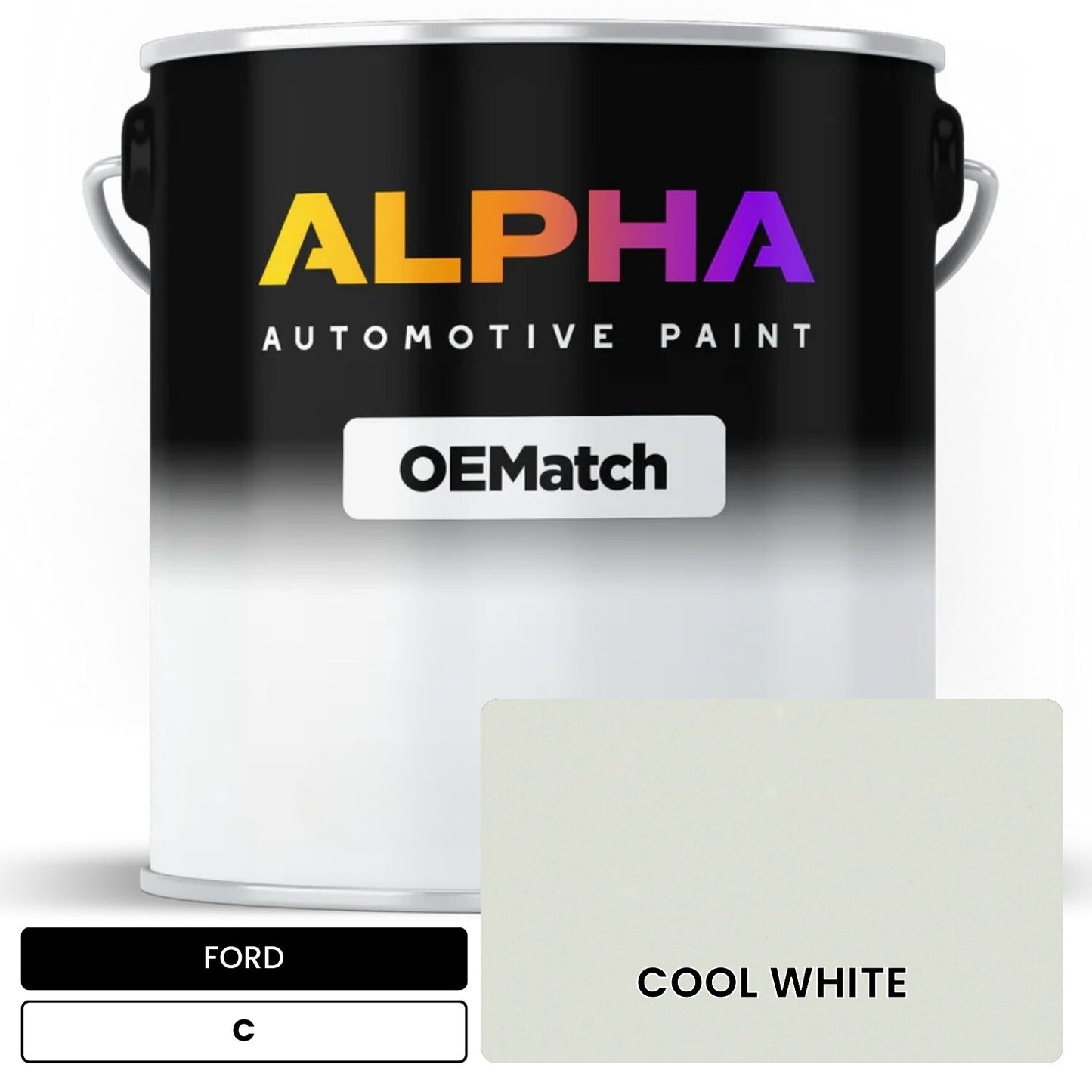 FORD COOL WHITE C OEMatch Basecoat