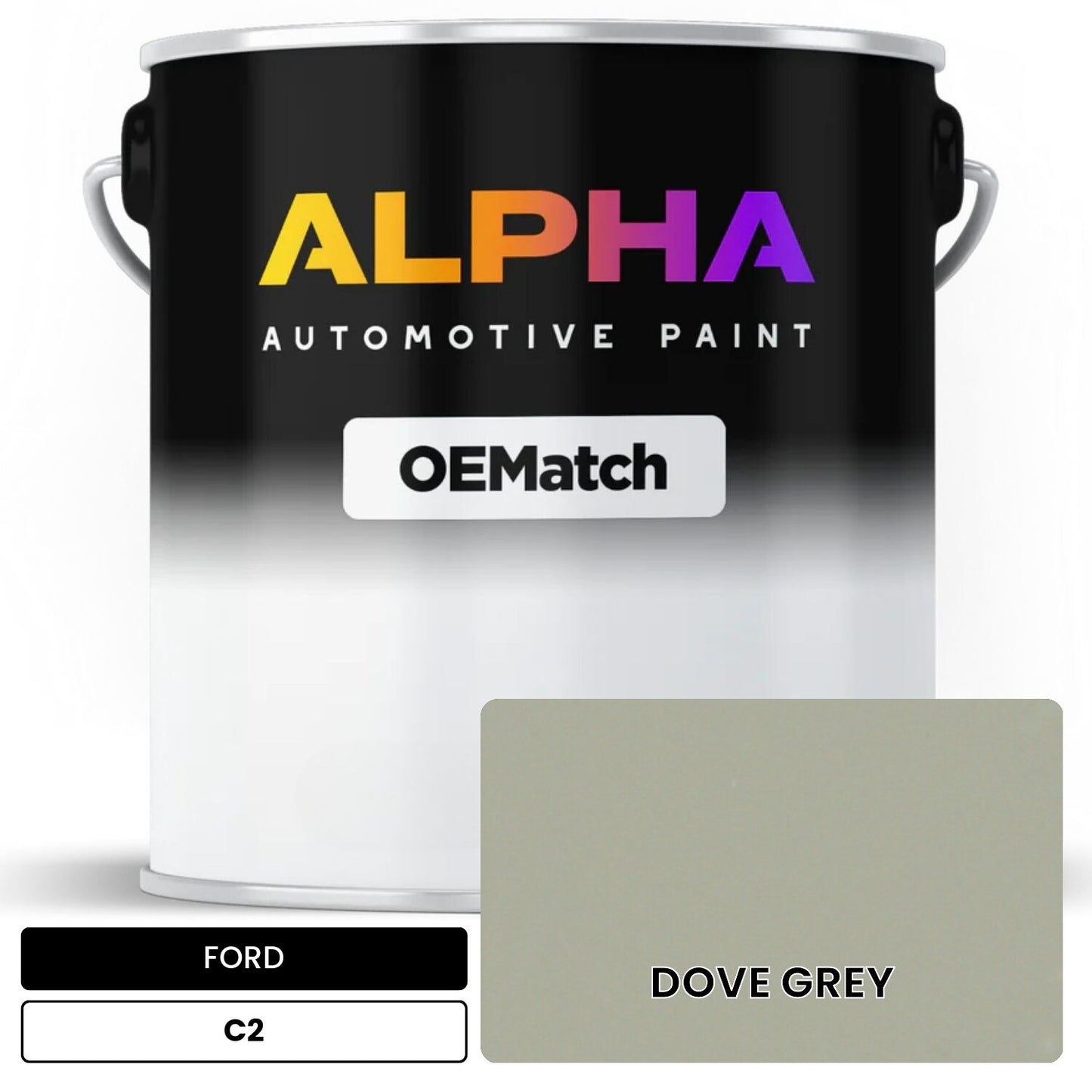 FORD DOVE GREY C2 OEMatch Basecoat