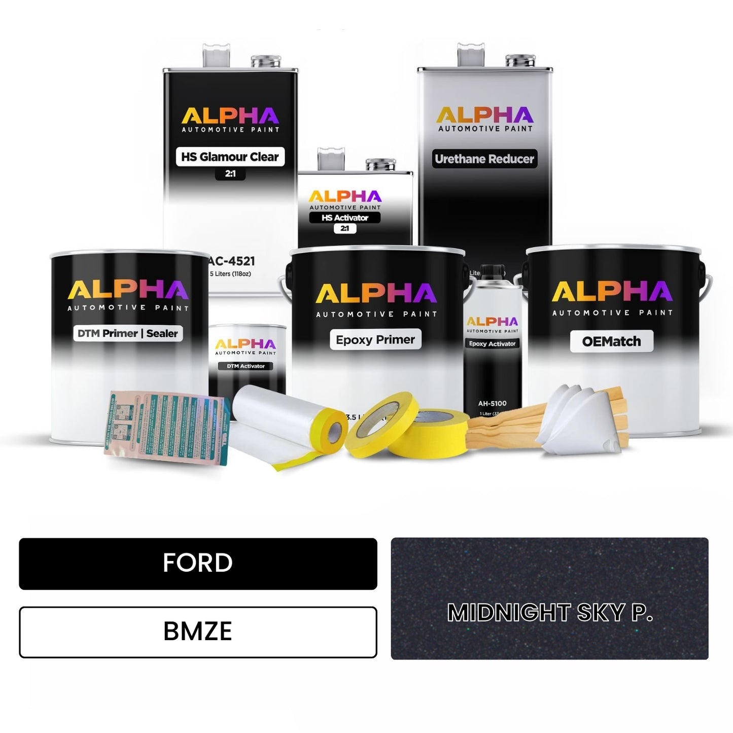 FORD MIDNIGHT SKY P. BMZE OEMatch Vehicle Paint Kit