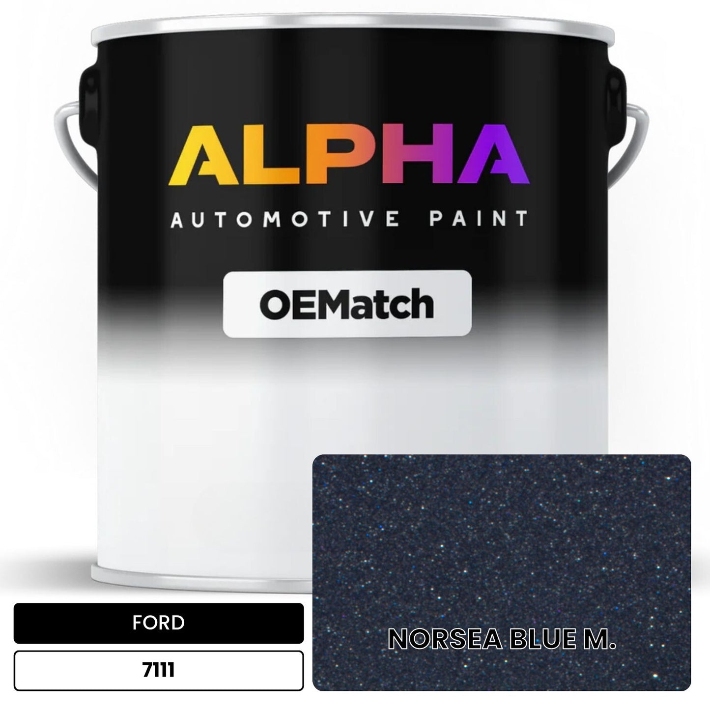 FORD NORSEA BLUE M. 7111 OEMatch Basecoat