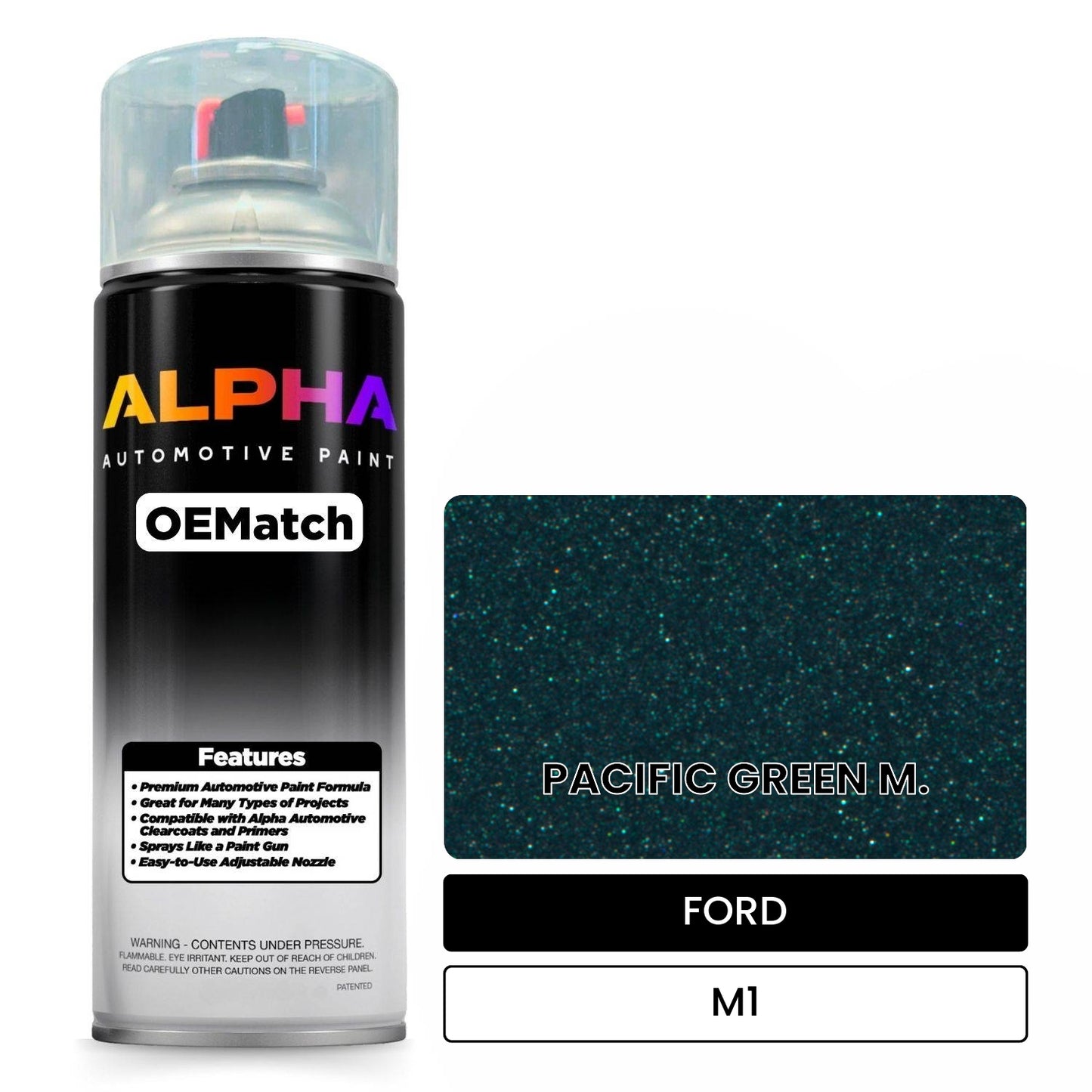 FORD PACIFIC GREEN M. M1 OEMatch Spraycan