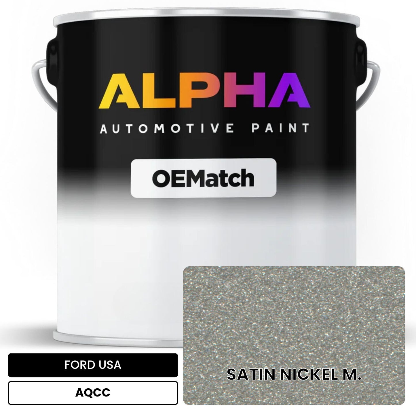 FORD USA SATIN NICKEL M. AQCC OEMatch Basecoat