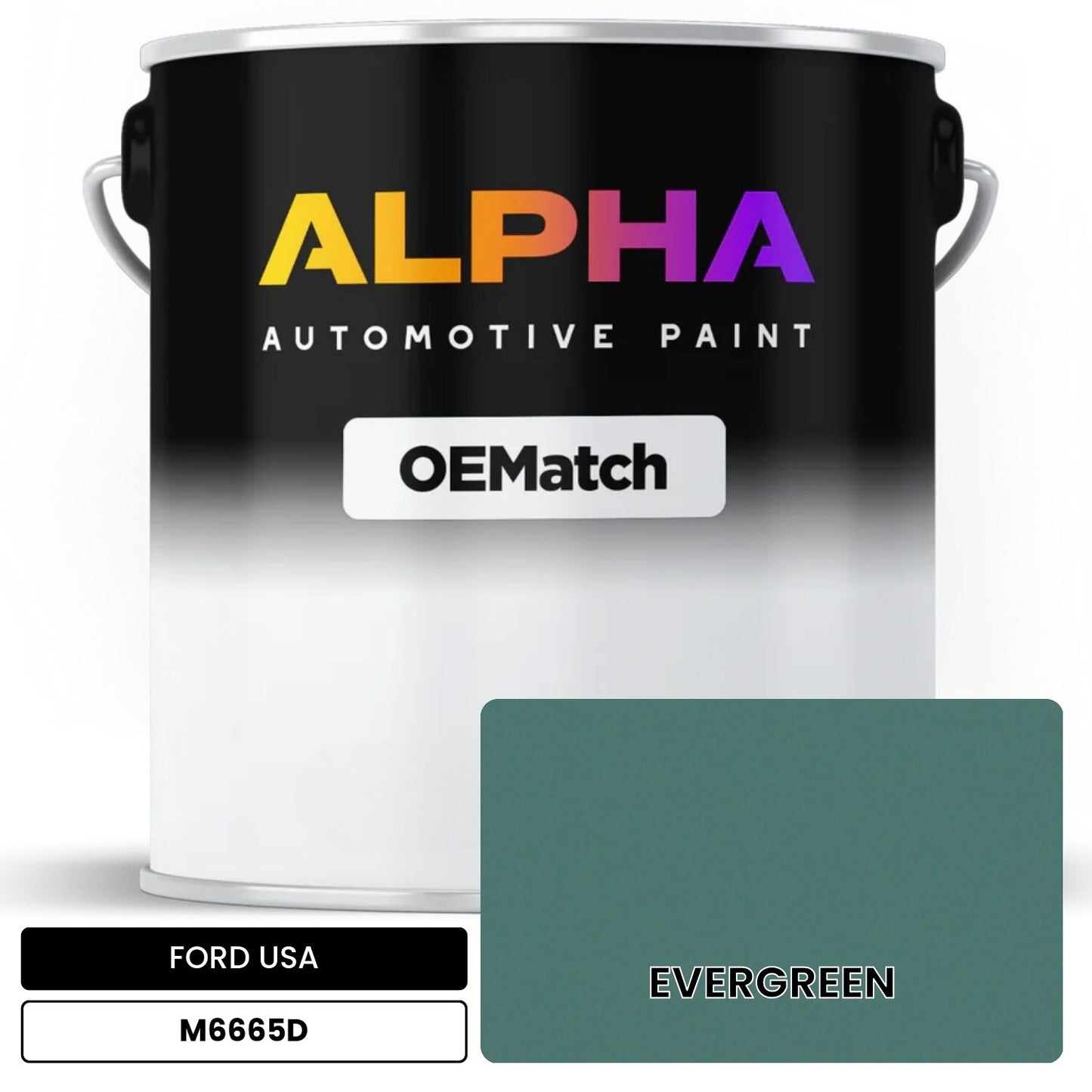 FORD USA EVERGREEN M6665D OEMatch Basecoat