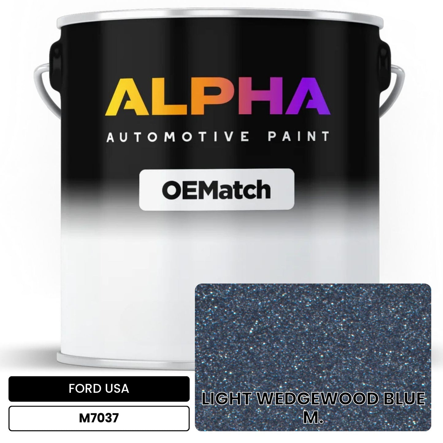 FORD USA LIGHT WEDGEWOOD BLUE M. M7037 OEMatch Basecoat